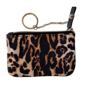 Victoria's Secret Leopard Print Keychain Wallet